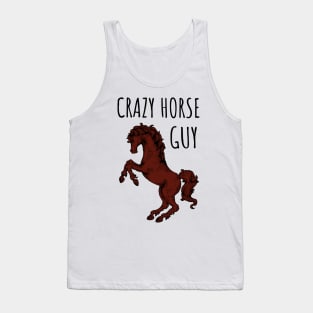 Crazy Horse Guy Tank Top